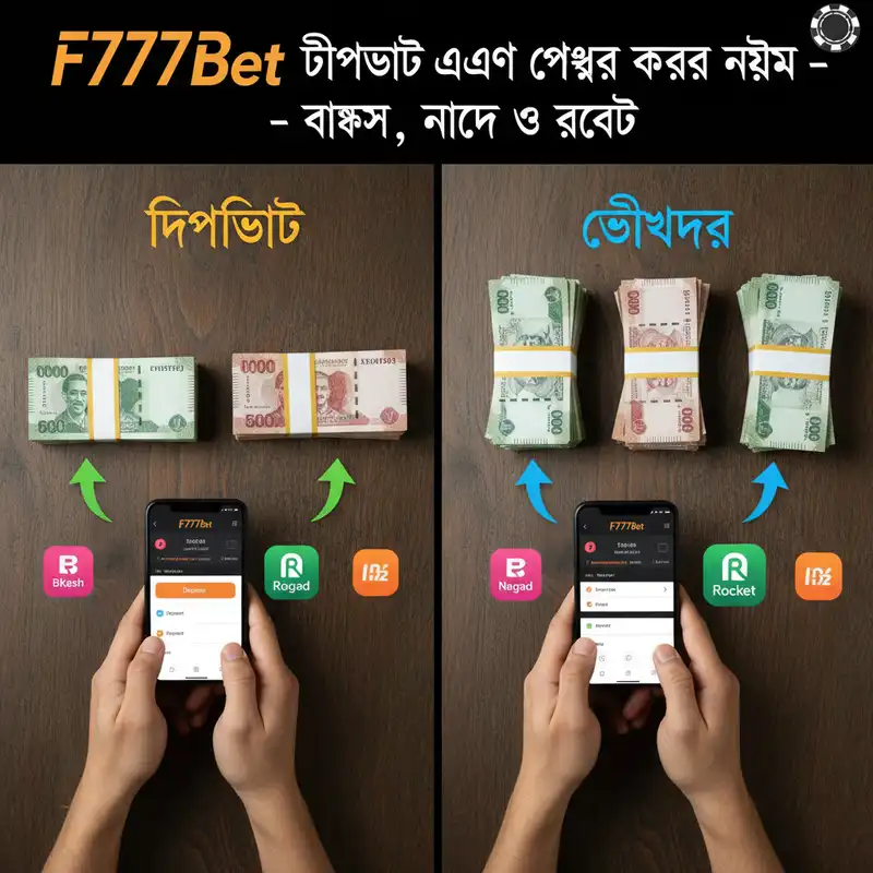 F777Bet Payment Methods bKash Nagad Rocket